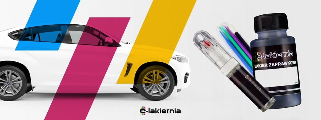 LAKIER SAMOCHODOWY ZAPRAWKOWY + PODKŁAD BEZBARWNY KAŻDY KOLOR ZAPRAWKA