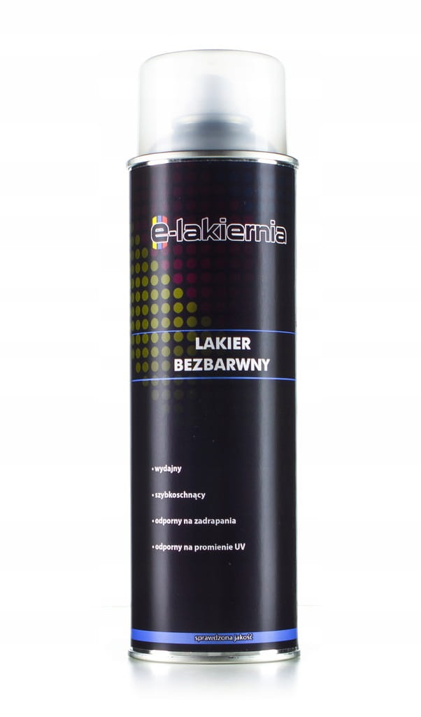 PROFESJONALNY LAKIER BEZBARWNY SPRAY e-lakiernia 500ml