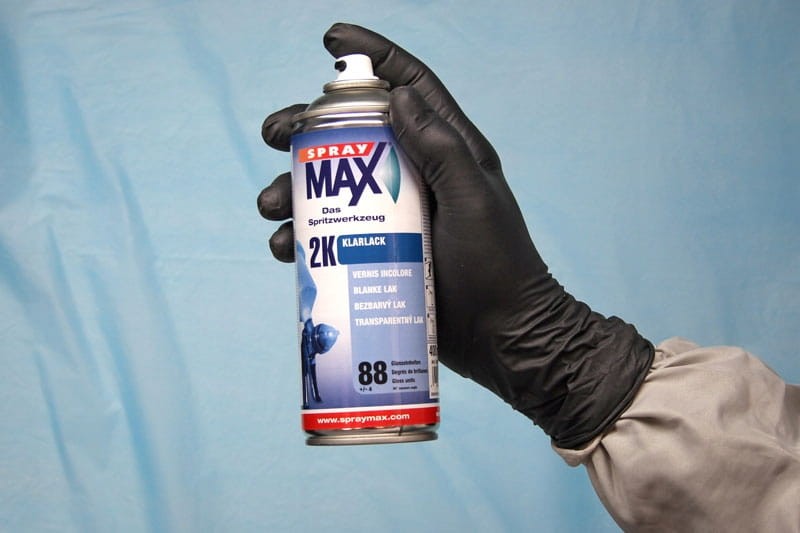Lakier bezbarwny wysoki połysk 2k 400ml SPRAY MAX 2k utwardzacz