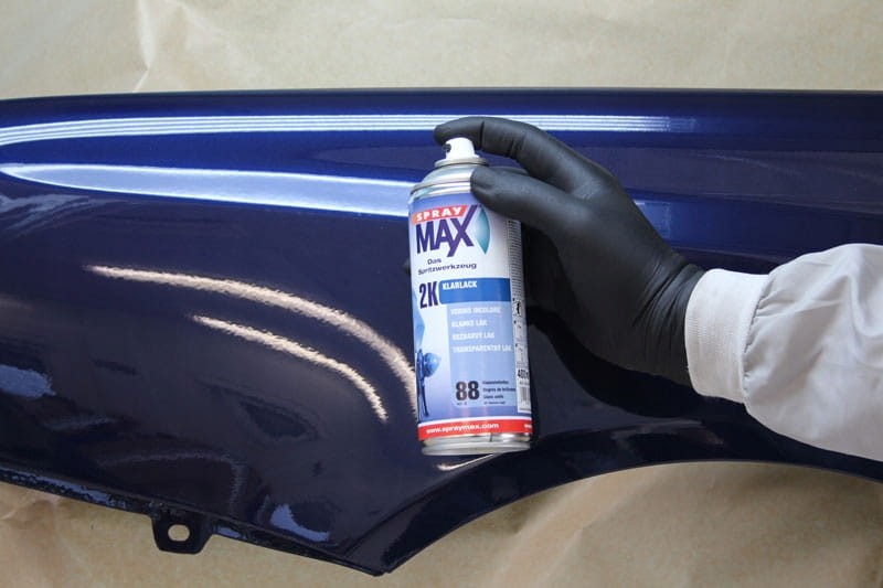 Lakier bezbarwny wysoki połysk 2k 400ml SPRAY MAX 2k utwardzacz