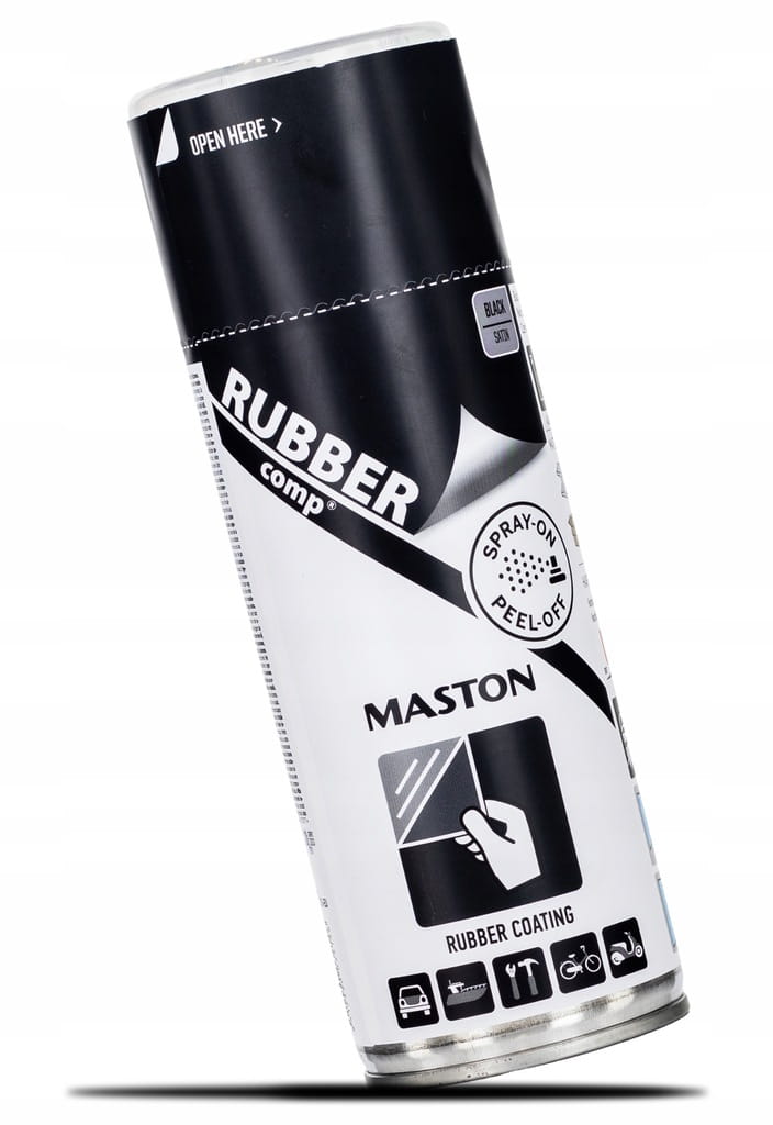 MASTON RUBBER GUMA W SPRAYU CZARNY SATYNA 400ml