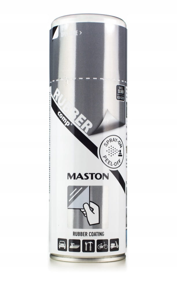 MASTON RUBBER GUMA W SPRAYU SREBRNA 400ml