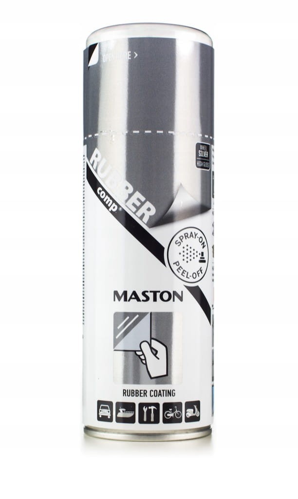 MASTON RUBBER GUMA W SPRAYU SREBRNA 400ml