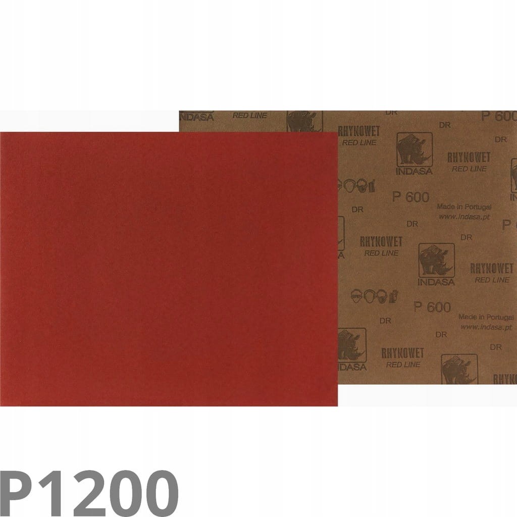 INDASA Red Line Papier ścierny wodny P1200