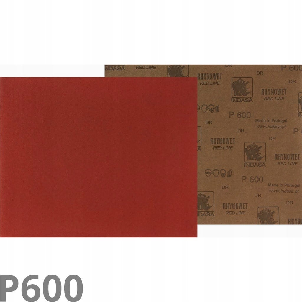 INDASA Red Line Papier ścierny wodny P600