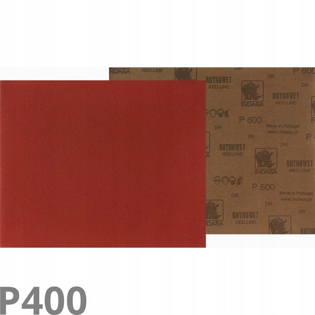 INDASA Red Line Papier ścierny wodny P400