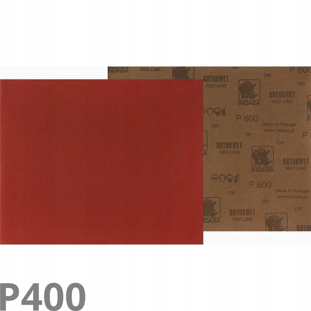 INDASA Red Line Papier ścierny wodny P400