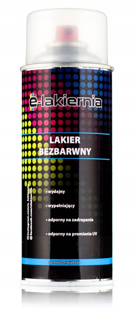 PROFESJONALNY LAKIER BEZBARWNY SPRAY e-lakiernia