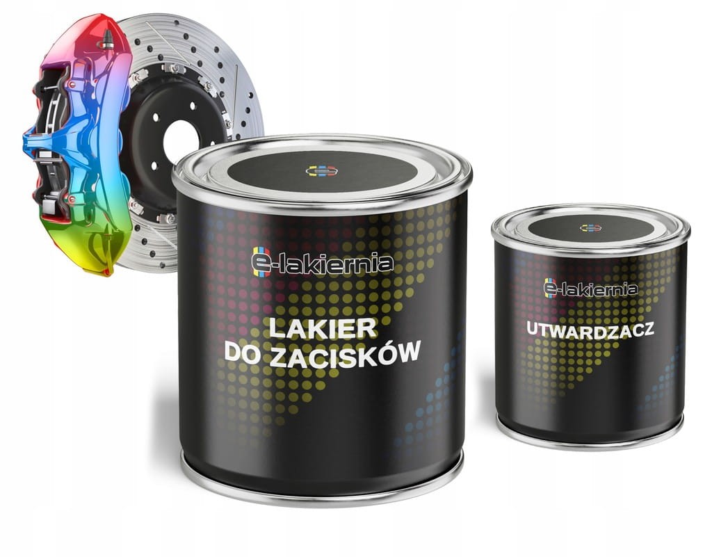 LAKIER FARBA DO ZACISKÓW HAMULCOWYCH RAL POŁYSK