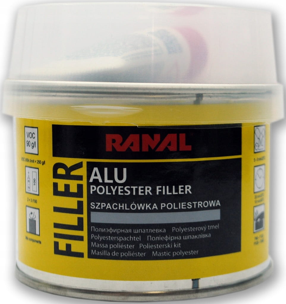 RANAL SZPACHLÓWKA Z ALUMINIUM 250G