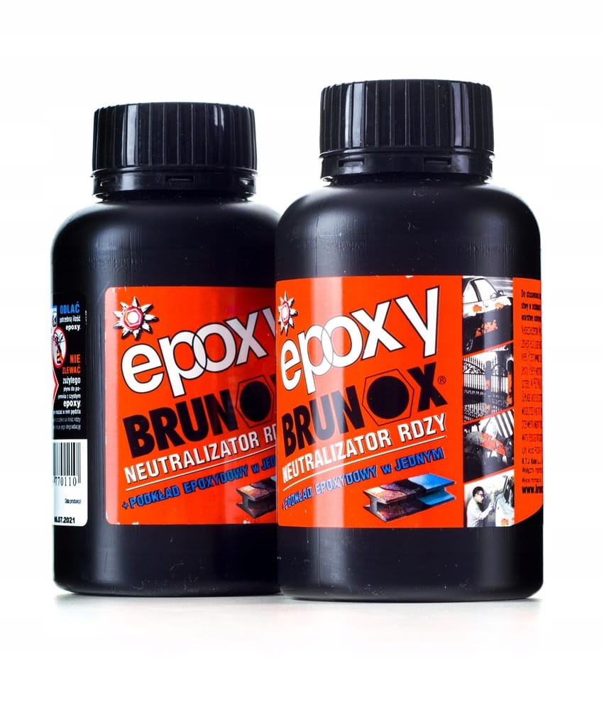 BRUNOX EPOXY ODRDZEWIACZ 2w1 NEUTRALIZATOR RDZY PODKŁAD 250ml