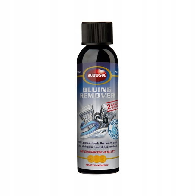 AUTOSOL BLUING REMOVER PREPARAT DO USUWANIA PRZEBARWIEŃ NA WYDECHU KOLEKTOR