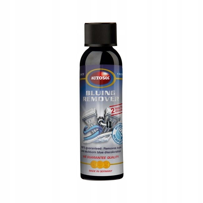 AUTOSOL BLUING REMOVER PREPARAT DO USUWANIA PRZEBARWIEŃ NA WYDECHU KOLEKTOR