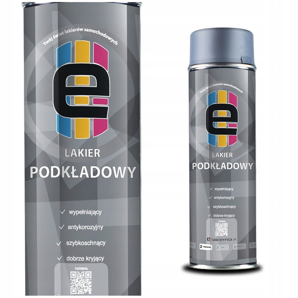 SZARY PODKŁAD WYPEJNIAJĄCY AKRYLOWY SPRAY 500ml