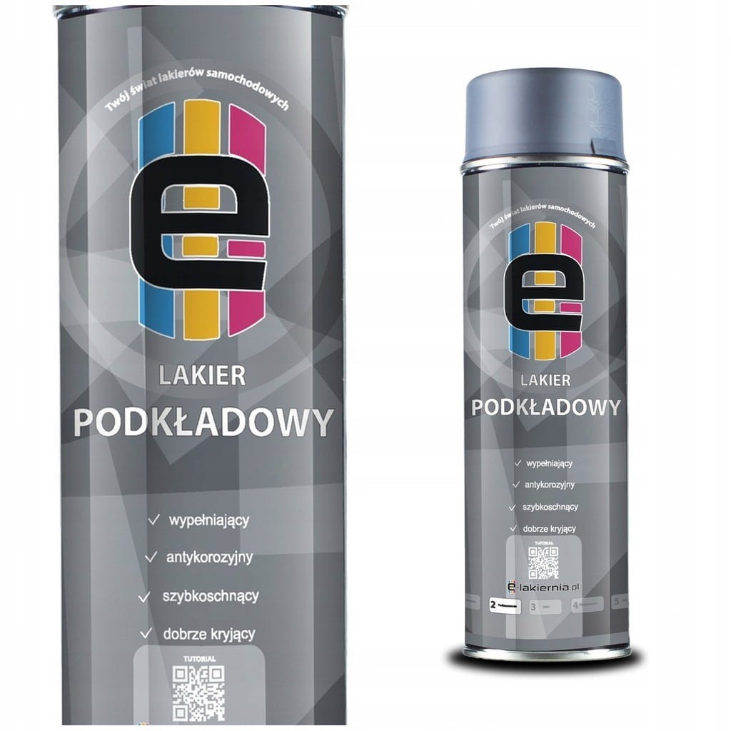 SZARY PODKŁAD WYPEJNIAJĄCY AKRYLOWY SPRAY 500ml