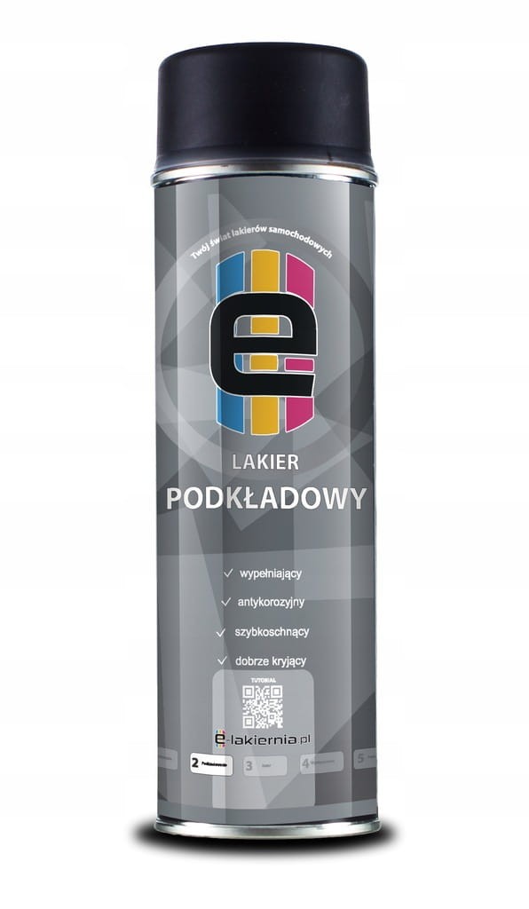 CZARNY PODKŁAD WYPEJNIAJĄCY AKRYLOWY SPRAY 500ml