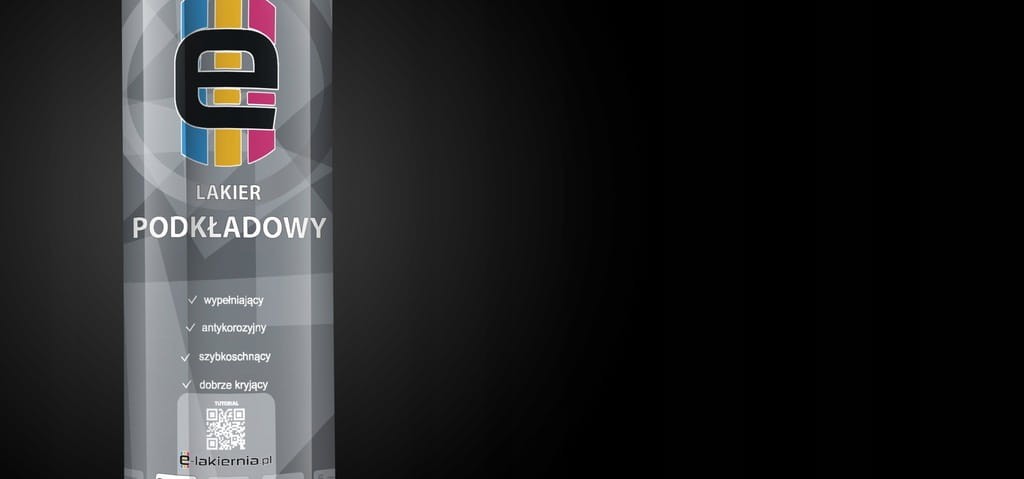 CZARNY PODKŁAD WYPEJNIAJĄCY AKRYLOWY SPRAY 500ml